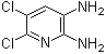 5,6-Dichloro-2,3-pyridinediamine molecular structure (CAS 97941-89-4)
