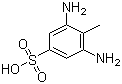 3,5-二氨基-4-甲基苯磺酸分子结构 (CAS 98-25-9)
