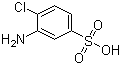 structure of CAS# 98-36-2, 3-Amino-4-chlorobenzenesulfonic acid;2-Chloroaniline-5-sulfonic acid; 4-Chlorometanilic acid