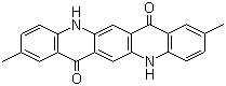 结构式 CAS# 980-26-7, 颜料红 122; 2,9-二甲基喹吖啶酮