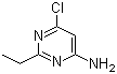 6-Chloro-2-ethyl-4-pyrimidinamine molecular structure (CAS 98134-36-2)