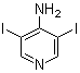 3,5-Diiodopyridin-4-amine molecular structure (CAS 98136-86-8)