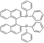 (+/-)-2,2'-Bis(diphenylphosphino)-1,1'-binaphthyl molecular structure (CAS 98327-87-8)