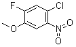 1-Chloro-5-fluoro-4-methoxy-2-nitrobenzene molecular structure (CAS 98404-03-6)