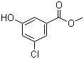 Methyl 3-chloro-5-hydroxybenzoate molecular structure (CAS 98406-04-3)