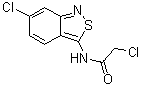 2-Chloro-N-(6-chloro-2,1-benzisothiazol-3-yl)acetamide molecular structure (CAS 98447-32-6)