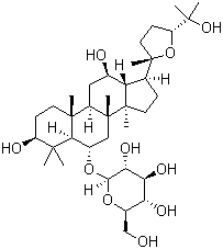 结构式 CAS# 98474-78-3, 拟人参皂苷 RT5