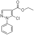 Ethyl 5-chloro-1-phenylpyrazole-4-carboxylate molecular structure (CAS 98534-76-0)