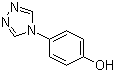 structure of CAS# 98581-86-3, 4-(4-Hydroxyphenyl)-1,2,4-triazole;4-(4H-1,2,4-Triazol-4-yl)phenol