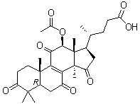 赤芝酸 D分子结构 (CAS 98665-16-8)