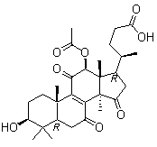 Lucidenic acid E molecular structure (CAS 98665-17-9)