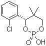 structure of CAS# 98674-86-3, (S)-(-)-Chlocyphos;(S)-(-)-4-(2-Chlorophenyl)-2-hydroxy-5,5-dimethyl-1,3,2-dioxaphosphorinane 2-oxide