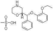 Reboxetine mesylate molecular structure (CAS 98769-84-7)