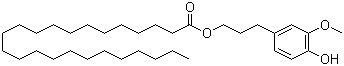 3-(4-Hydroxy-3-methoxyphenyl)propyl tetracosanoate molecular structure (CAS 98770-70-8)