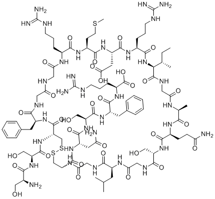 Atrial natriuretic factor (5-27) molecular structure (CAS 98929-56-7)