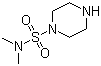 structure of CAS# 98961-97-8, N,N-Dimethyl-1-piperazinesulfonamide;Piperazine-1-sulfonic acid dimethylamide