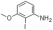 structure of CAS# 98991-09-4, 2-Iodo-3-methoxyaniline;2-Iodo-3-methoxybenzenamine