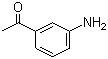 structure of CAS# 99-03-6, 3'-Aminoacetophenone;m-Aminoacetophenone; 1-(3-Aminophenyl)ethanone