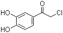 2-Chloro-3',4'-dihydroxyacetophenone molecular structure (CAS 99-40-1)