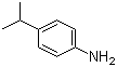 structure of CAS# 99-88-7, 4-Isopropylaniline;Cumidine