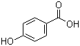 结构式 CAS# 99-96-7, 对羟基苯甲酸; 4-羟基苯甲酸