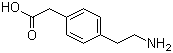 结构式 CAS# 99075-24-8, 4-(2-氨乙基)苯乙酸
