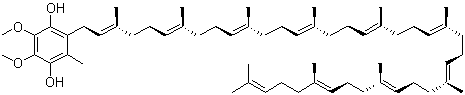 结构式 CAS# 992-78-9, 水溶型辅酶 Q10