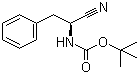 (S)-N-Boc-phenylalaninenitrile molecular structure (CAS 99281-90-0)