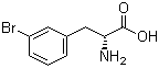 结构式 CAS# 99295-78-0, D-3-溴苯丙氨酸