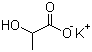 结构式 CAS# 996-31-6, 乳酸钾