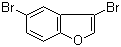 结构式 CAS# 99660-97-6, 3,5-二溴苯并呋喃
