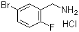 structure of CAS# 99725-13-0, 5-Bromo-2-fluorobenzylamine hydrochloride