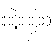 N,N'-Dibutylquinacridone molecular structure (CAS 99762-80-8)