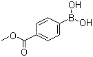 structure of CAS# 99768-12-4, Methyl 4-boronobenzoate;4-(Methoxycarbonyl)phenylboronic acid