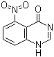 结构式 CAS# 99768-67-9, 5-硝基-4(1H)-喹唑啉酮