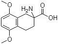 2-Amino-1,2,3,4-tetrahydro-5,8-dimethoxy-2-naphthalenecarboxylic acid molecular structure (CAS 99907-84-3)