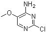 structure of CAS# 99979-77-8, 2-Chloro-5-methoxy-4-pyrimidinamine;2-Chloro-5-methoxypyrimidin-4-amine
